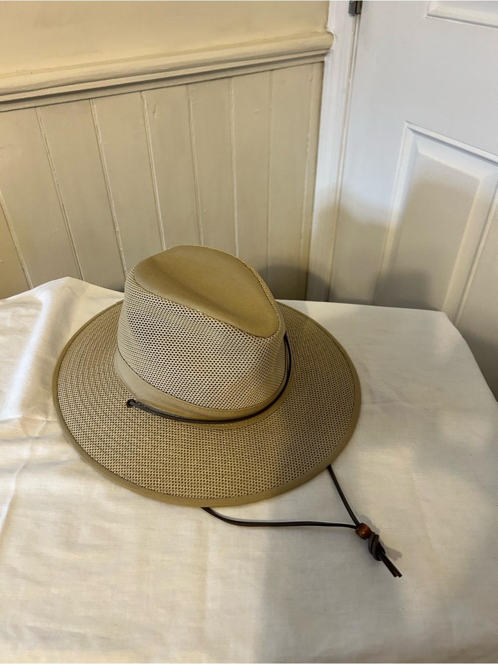 Henschel Original Aussie Breezer Packable Mesh Safari Hat/Large/NWOT Made In USA